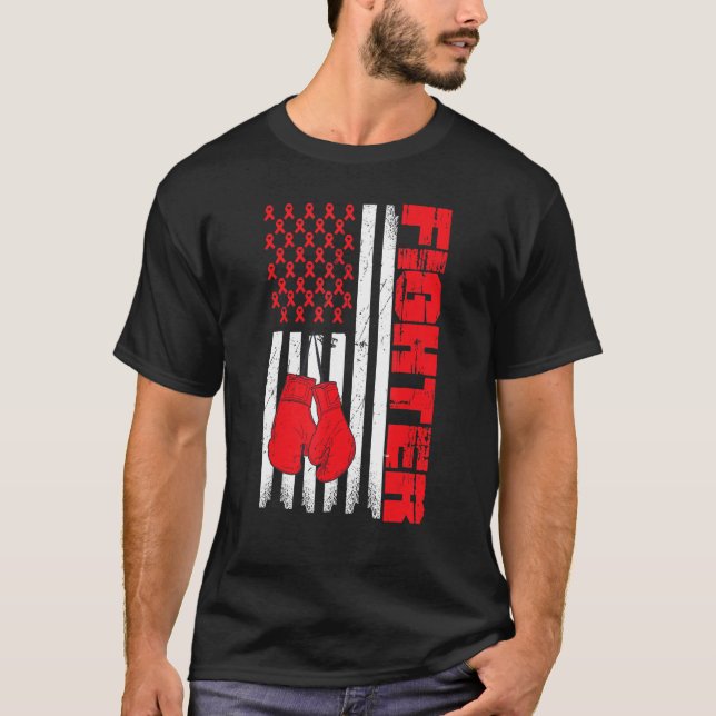 T-shirt Boxe de combat, Boxe de tir américain, Boxe de tir (Devant)