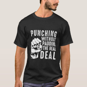 T-shirt Boxe de Knuckle nu Hommes Poing Combattre Knuckle 