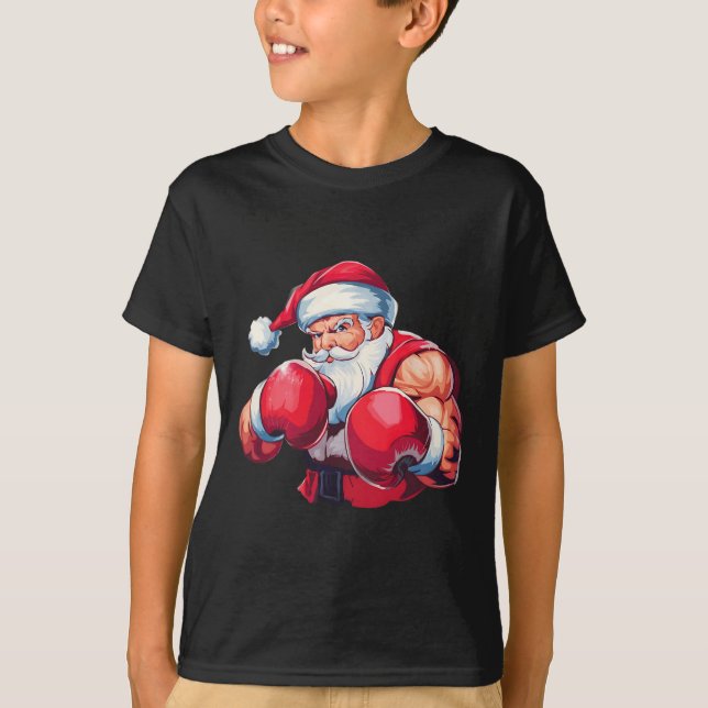 T-shirt Boxe de Noël Boxer de Noël Boxer Xm (Devant)