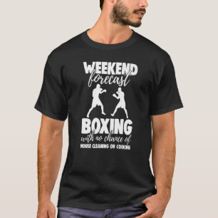 T-shirt Boxe De Prévisions De Week-End Sans Chance Hommes 