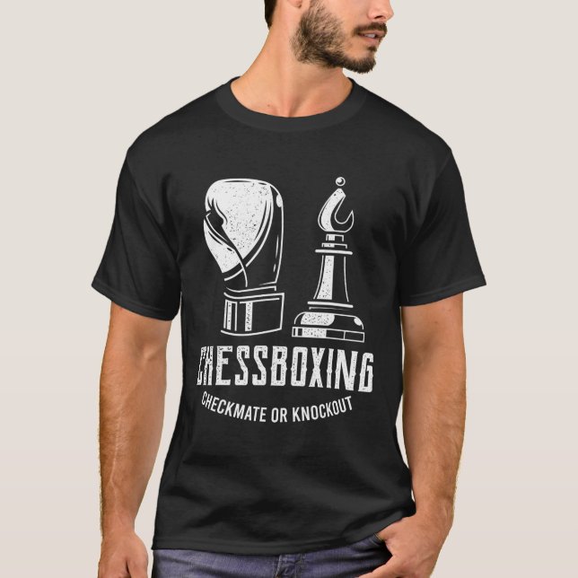 T-shirt Boxe d'échecs I Boxer du joueur d'échecs (Devant)