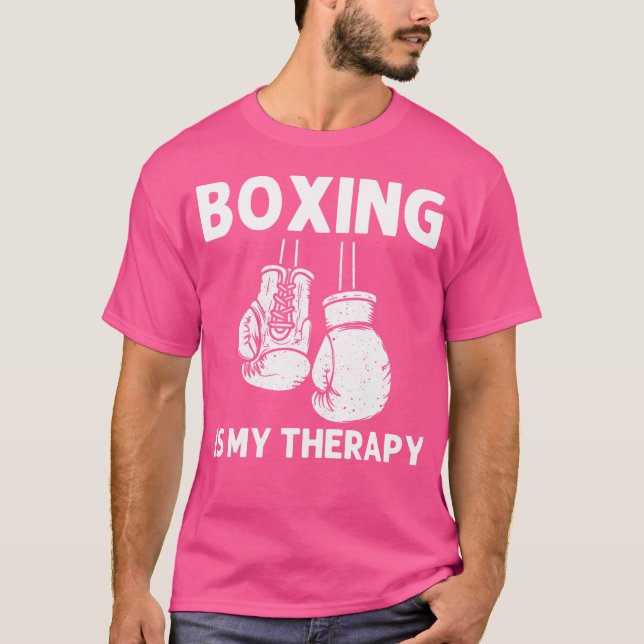 T-shirt Boxe Drôle Art Pour Hommes Femmes Kickboxing Coach (Devant)