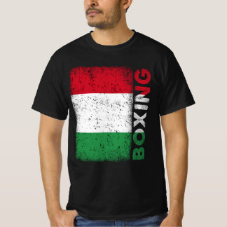 T-shirt Boxe du drapeau italien Vintage