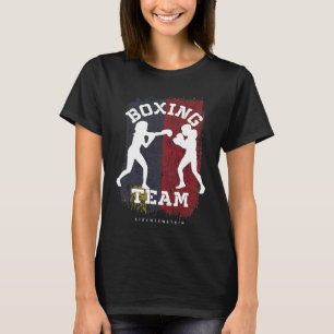 T-shirt Boxe Féminine Liechtenstein Sports de Combat Comba