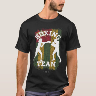 T-shirt Boxe Féminine Togo Sports de Combat Boxeur Boxe