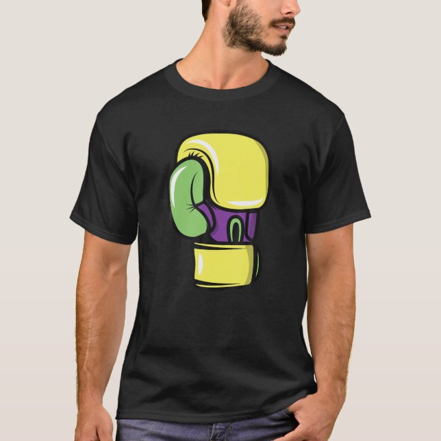 T-shirt Boxe Funny Jester Casquette Mardi Gras Parti Lover (Devant)
