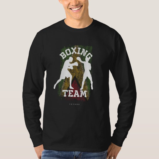 T-shirt Boxe Guyana Sports de combat Combattant Boxe (Devant)