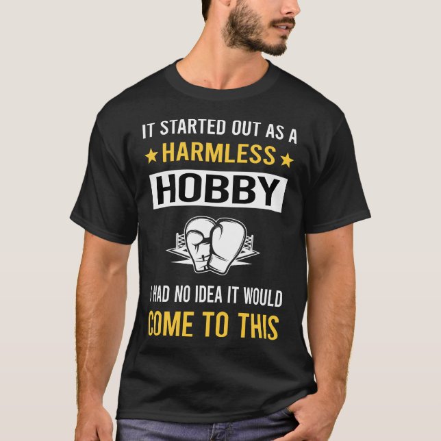 T-shirt Boxe Hobby sans danger (Devant)