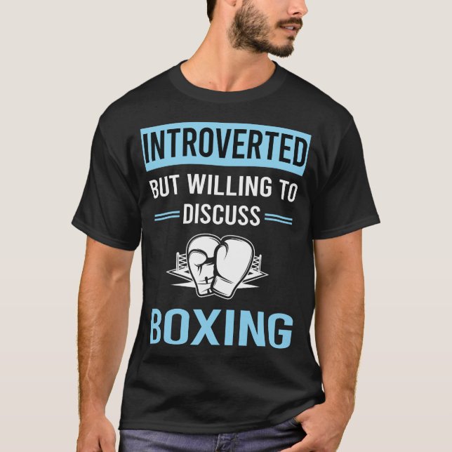 T-shirt Boxe introvertie (Devant)
