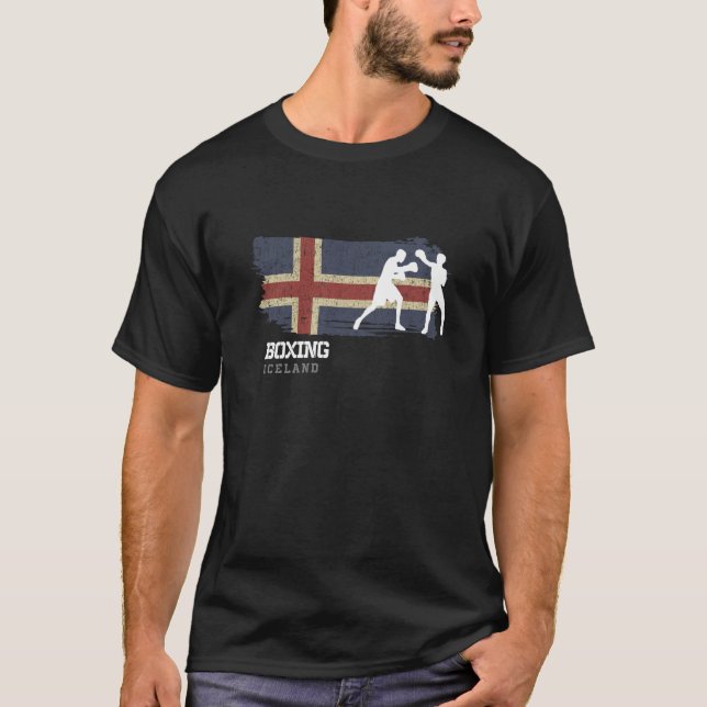 T-shirt Boxe Islande Combat Sports Boxe 1 (Devant)