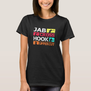 T-shirt Boxe Jab Cross Hook Uppercut Boxer Coach Fighter