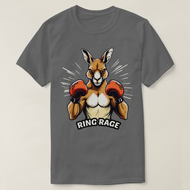 T-shirt Boxe Kangaroo ceinture (Design devant)