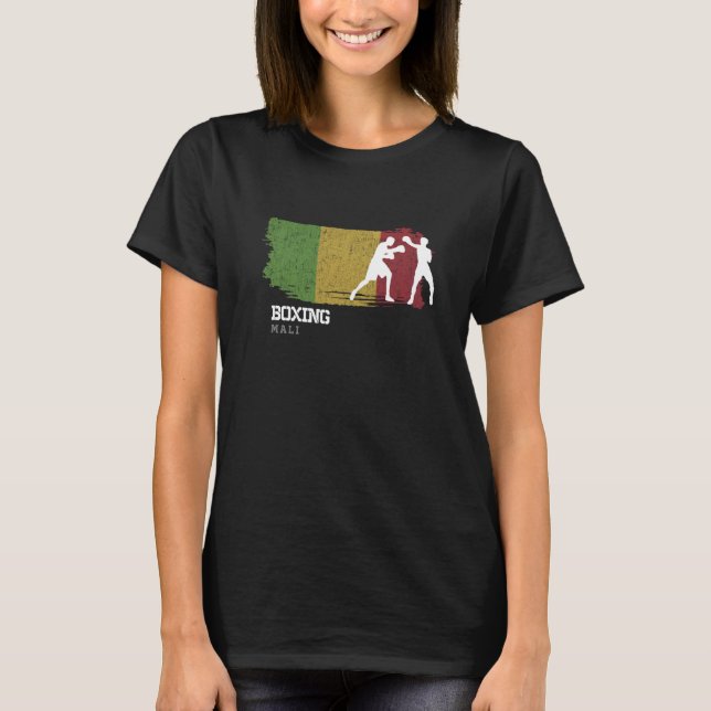 T-shirt Boxe Mali Combat Sports Boxe 1 (Devant)