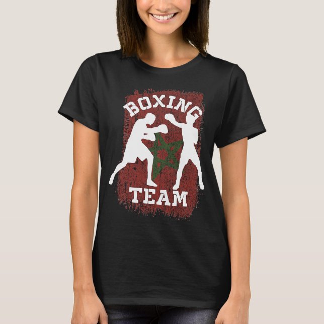T-shirt Boxe Maroc Combat Sports Fighter Boxe (Devant)