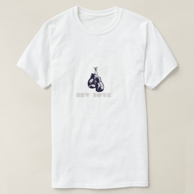 T-shirt Boxe mon amour (Design devant)