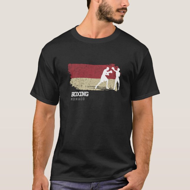 T-shirt Boxe Monaco Combat Sports Fighter Boxe 1 (Devant)