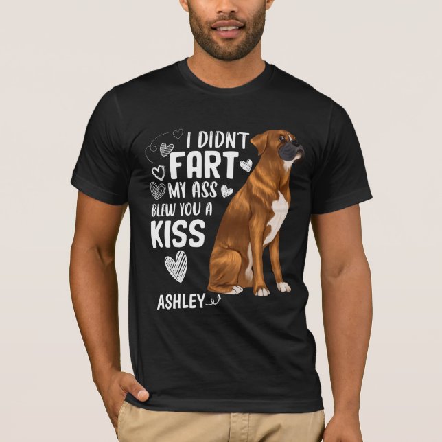 T-shirt Boxe n'a pas péché Kiss Dog (Devant)