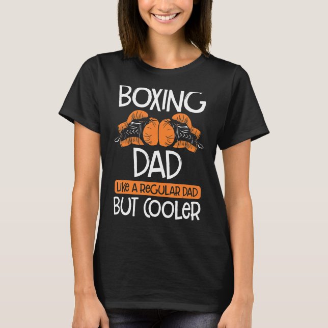 T-shirt Boxe papa Boxing Moves Boxing Coach Daddy Boxer (Devant)