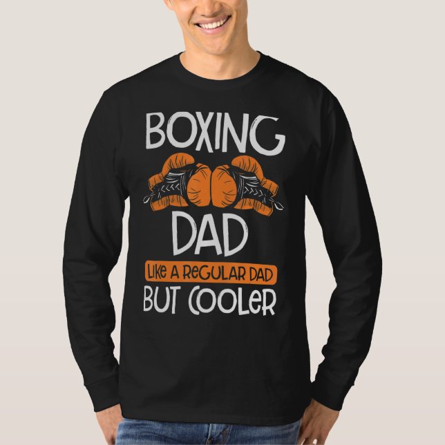 T-shirt Boxe papa Boxing Moves Boxing Coach Daddy Boxer (Devant)