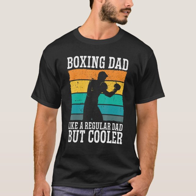 T-shirt Boxe papa Boxing Moves Boxing Coach Daddy Boxer (Devant)