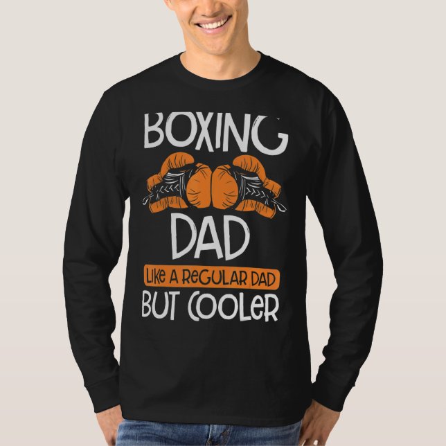 T-shirt Boxe papa Boxing Moves Boxing Coach Daddy Boxer F (Devant)