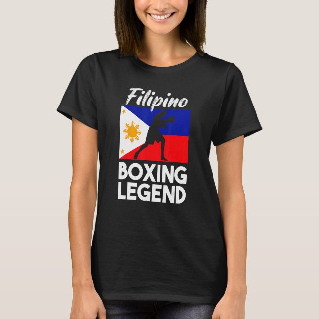T-shirt Boxe philippine Drapeau Boxe Pinoy (Devant)