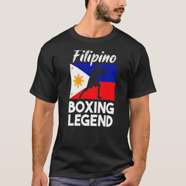 T-shirt Boxe philippine Drapeau Boxe Pinoy (Devant)