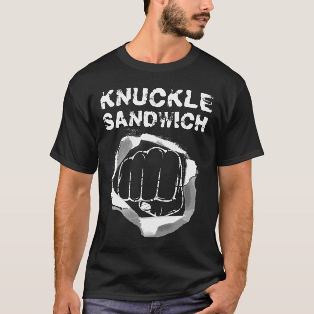 T-shirt Boxe Pointe Poignée Knuckle Boxer (Devant)