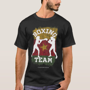 T-shirt Boxe pour femmes Cameroun Combat Sports Boxin
