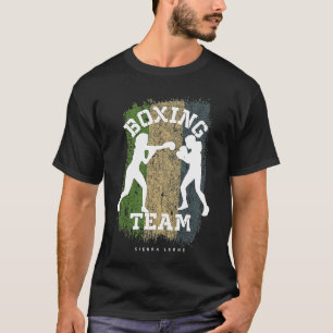 T-shirt Boxe pour femmes Sierra Leone Combat Sports Fighte