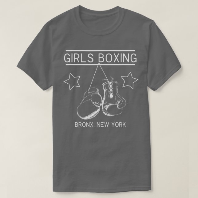 T-shirt Boxe pour filles Bronx New York (Design devant)