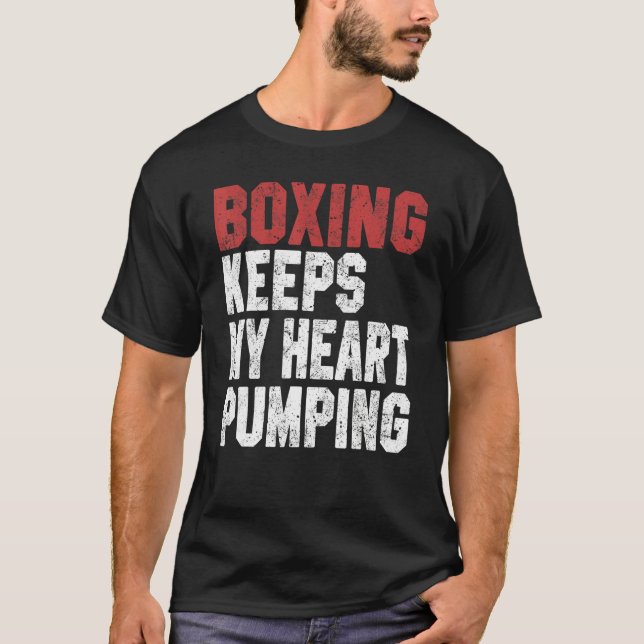 T-shirt Boxe Pour Hommes Femmes Boxe Garde Ma Pompe De Coe (Devant)