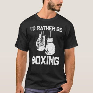 T-shirt Boxe Pour Hommes Femmes Kickboxing Coach Gants Box
