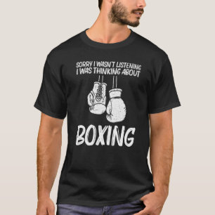 T-shirt Boxe Pour Hommes Femmes Kickboxing Coach Gants Box