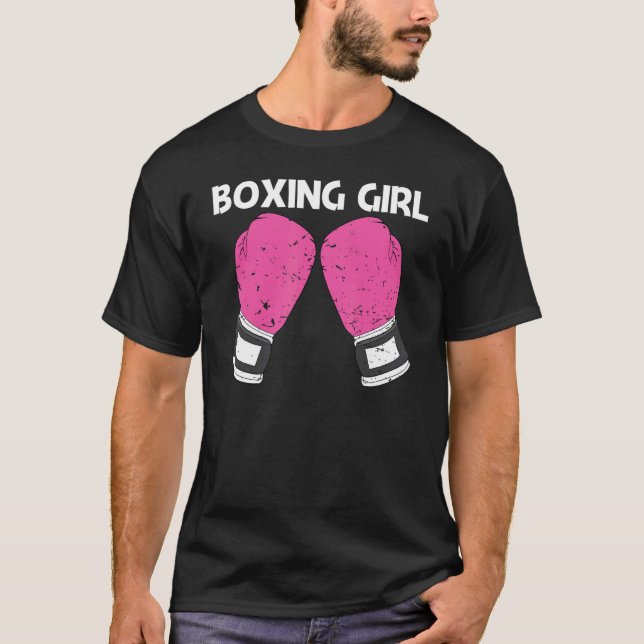 T-shirt Boxe Pour Les Filles Boxer Sparring Match (Devant)