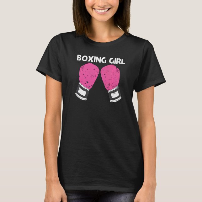 T-shirt Boxe Pour Les Filles Boxer Sparring Match (Devant)