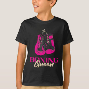 T-shirt Boxe Queen Kickboxer Kickboxer Gants de boxe Bo