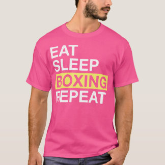 T-shirt Boxe Répétée de la boîte de nuit de l'aile de boxe