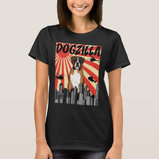 T-shirt Boxe rétro Dogzilla japonais Deutscher