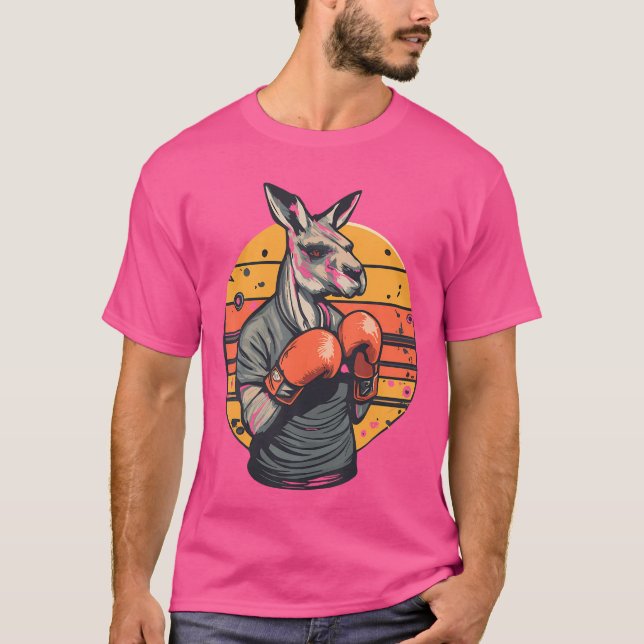 T-shirt Boxe Roger Australian Kangaroo Boxer Ka (Devant)