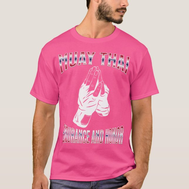 T-shirt Boxe Thaïlandaise Muay Endurance Thaïlandaise Et H (Devant)