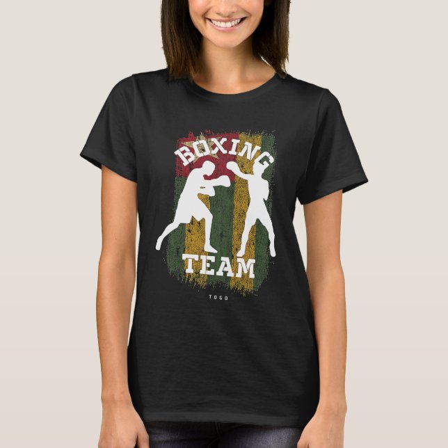 T-shirt Boxe Togo Combat Sports Combat Boxe (Devant)