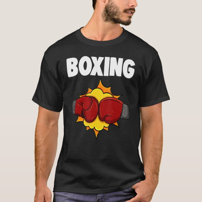 T-shirt Boxe Toute La Journée Femmes Boxe Gant Sports Amou (Devant)