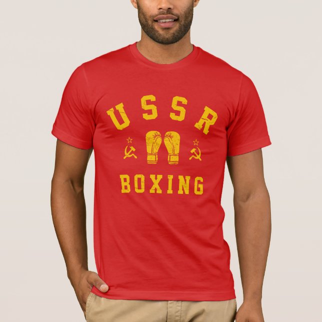 T-shirt Boxe URSS  (Devant)