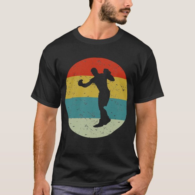 T-shirt boxe vintage rétro (Devant)