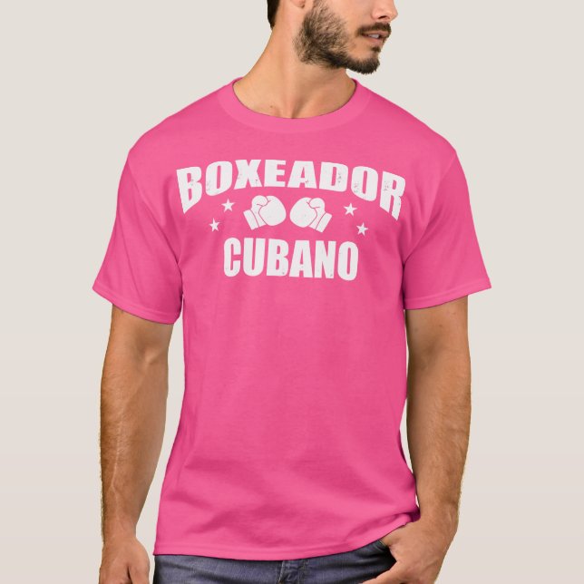 T-shirt Boxeador Cubano Cubano Boxer (Devant)