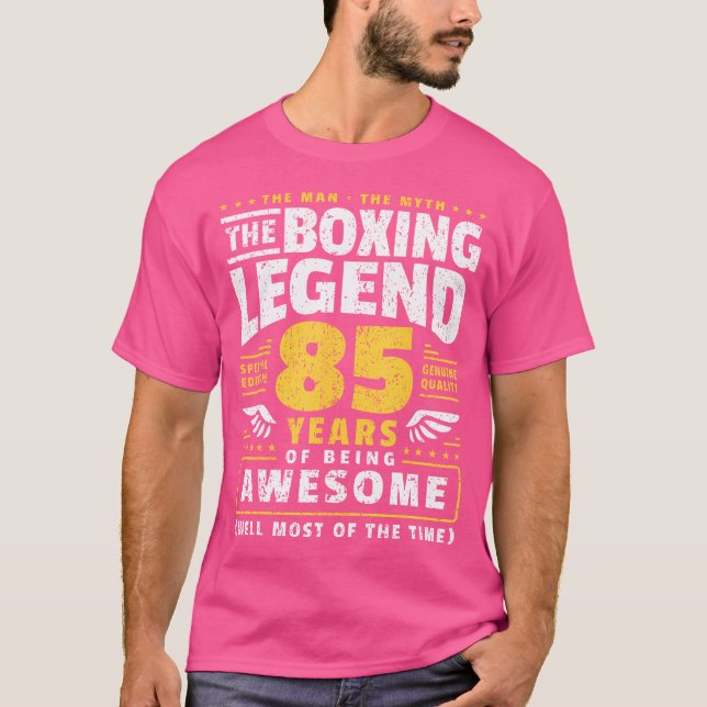 T-shirt Boxer 85E Anniversaire 85 Ans (Devant)