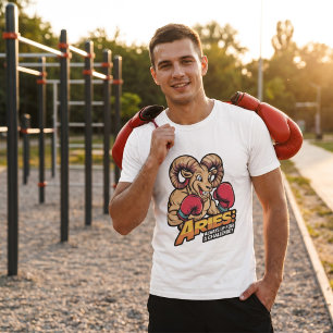 T-shirt Boxer à tambours à baies Fierce "Toujours prêt pou