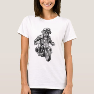 T-shirt Boxer Biker Chien