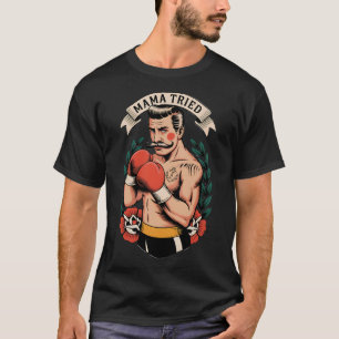 T-shirt Boxer Boxer American traditionnel Tattoo Art Flash